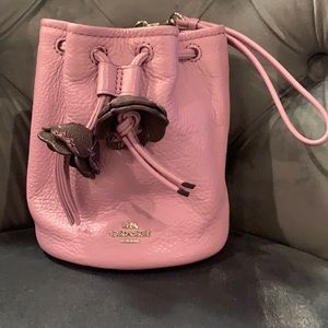 Coach super cute mini bucket